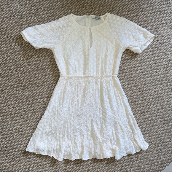 Madewell Eyelet Tassel-Tie Mini Dress - Picture 2 of 15